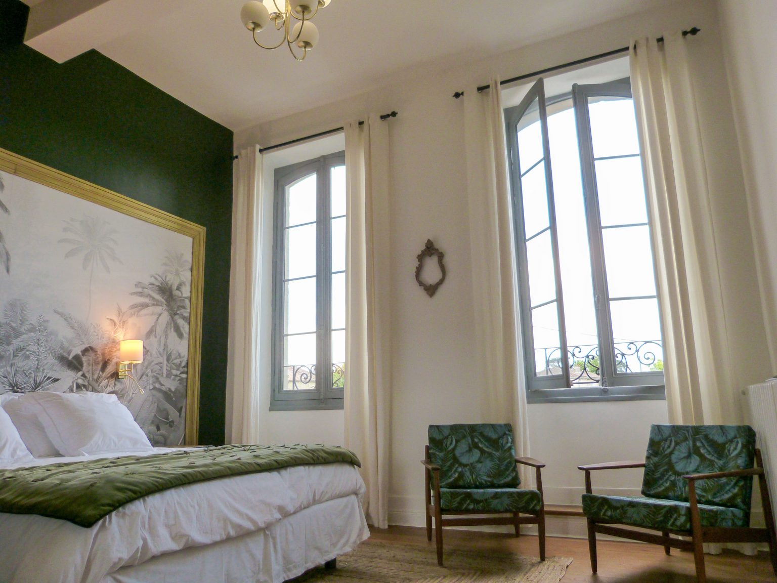 Bedroom 2 has views across Monsegur