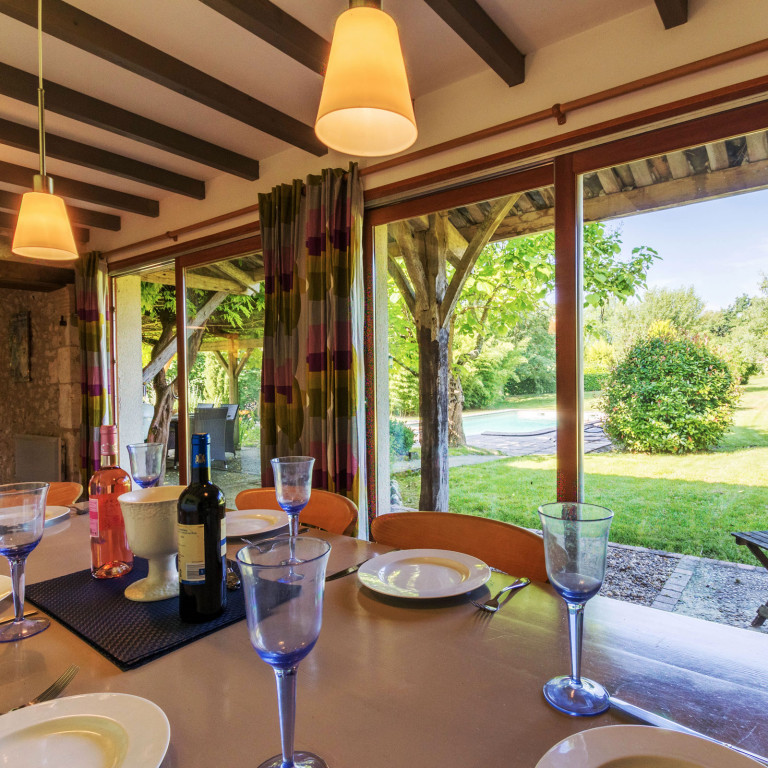 Colombine holiday villa with private heated pool, disabled access wheelchair friendly