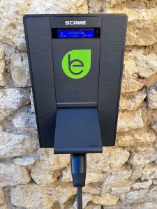 EV charging point, this is an extra cost, please pre-book, type 2 plug