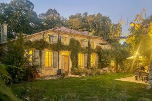 Favreau as the sun is setting