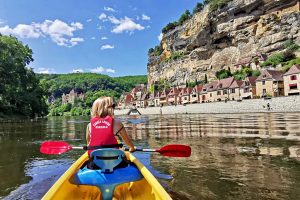 Kayaking on the Dordogne