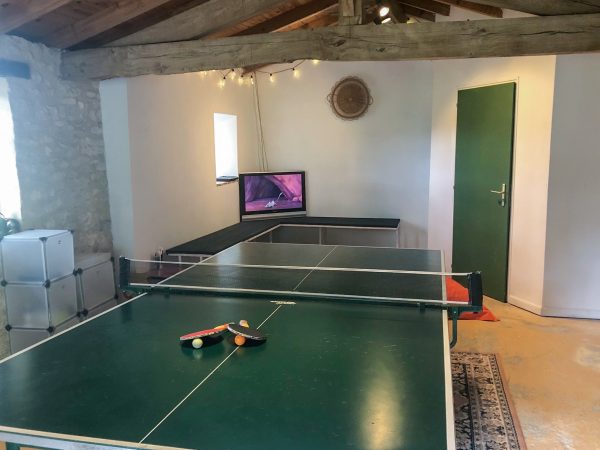 Table tennis games area
