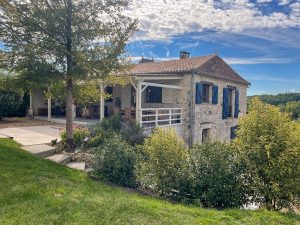 The house is set over 2 levels