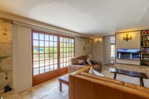The TV lounge, looking towards bedroom 4