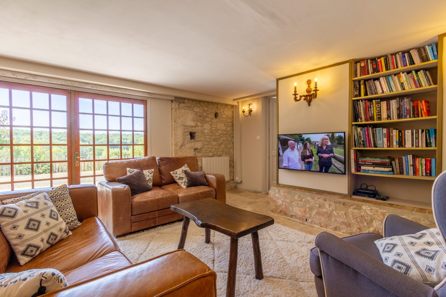 The TV lounge, looking towards bedroom 4