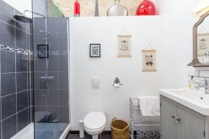 The modern shower room