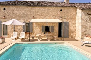 The private secure pool at Jubin, 5 bedroom villa with a secure private pool