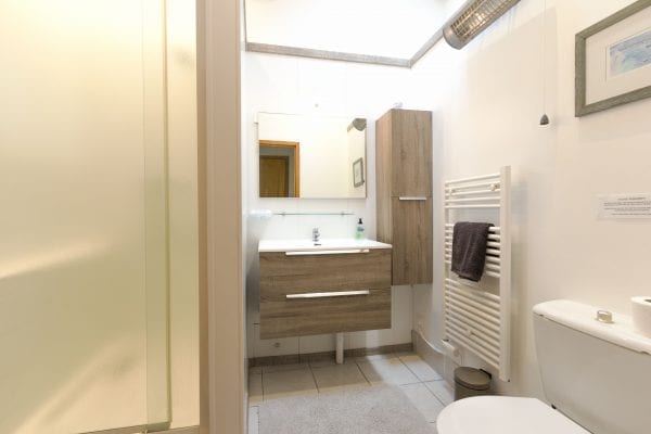 The shower room and wc next to bedrooms 3 and 4