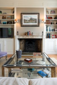 The living room, Château de Bel Air, Lalande-de-Pomerol near Bordeaux, France