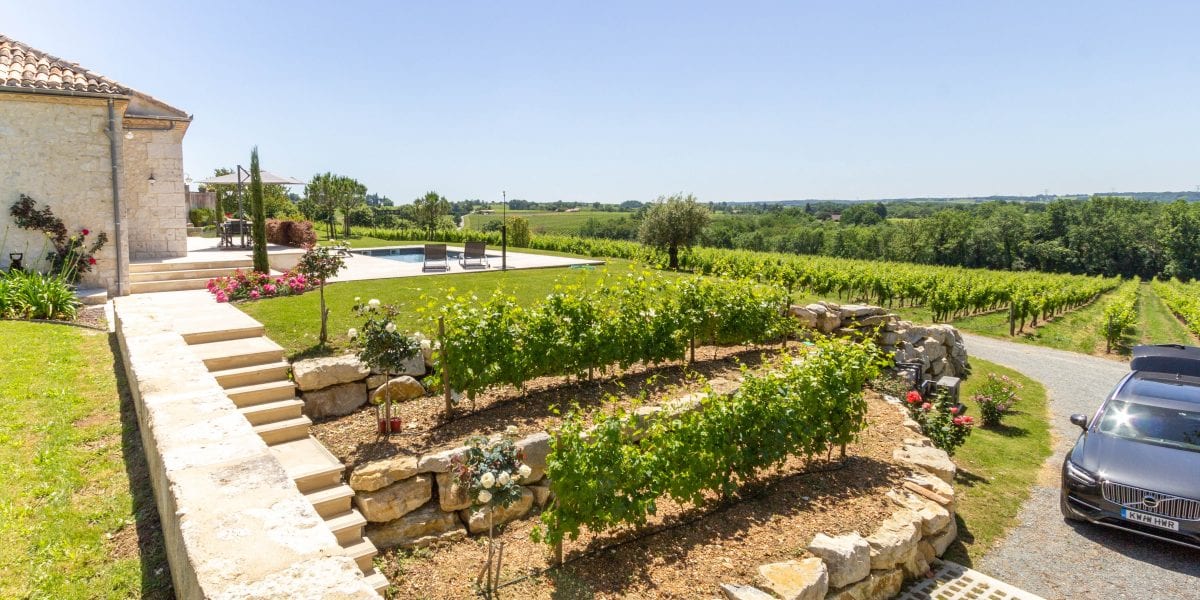 La Citadelle is situated on a vineyard