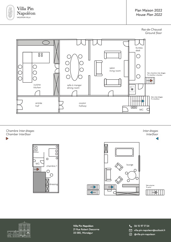 Villa Pin Napoleon Floor plan P1